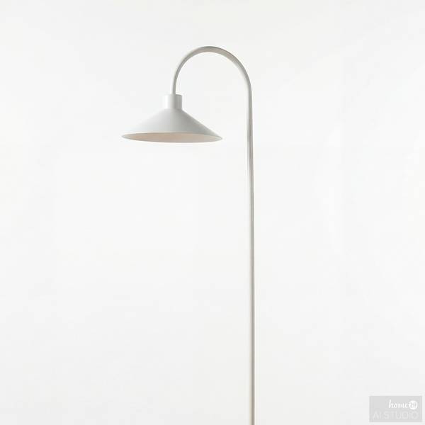 Stehleuchte CORUS Eisen - 1-flammig - Beige
