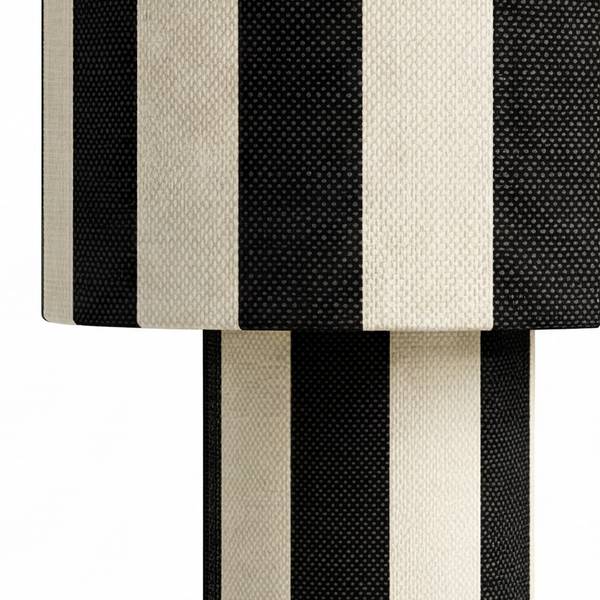 Stehleuchte NUVIO Eisen / Textil - 1-flammig - Schwarz