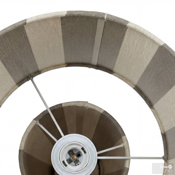 Stehleuchte NUVIO Eisen / Textil - 1-flammig - Beige