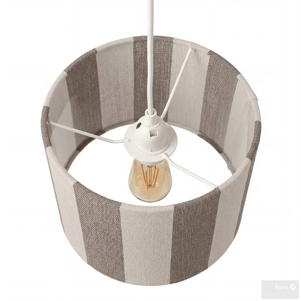 Lampada a sospensione LIRUM Ferro / Tessuto - 1 punto luce - Talpa