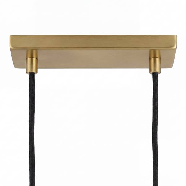 Plafonnier GLINTO Verre opale / Fer - 8 flammes