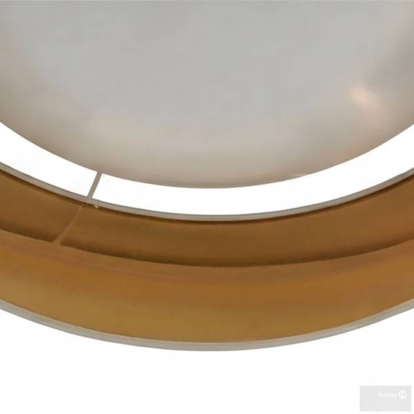 Deckenleuchte JOULO Eisen / Textil - 1-flammig - Beige