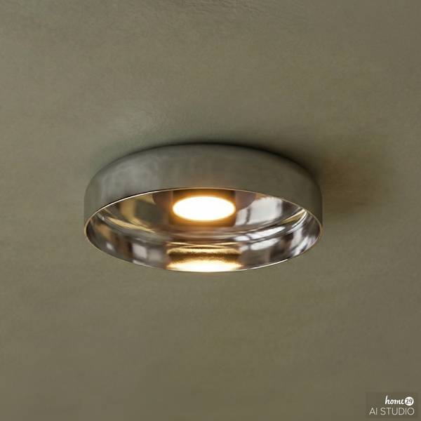 Lampada da soffitto QUILO Vetro fumé / Ferro - 1 punto luce
