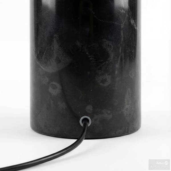 Lampada da tavolo KAVIO con piede marmo Grigio fumé / Marmo - 1 punto luce