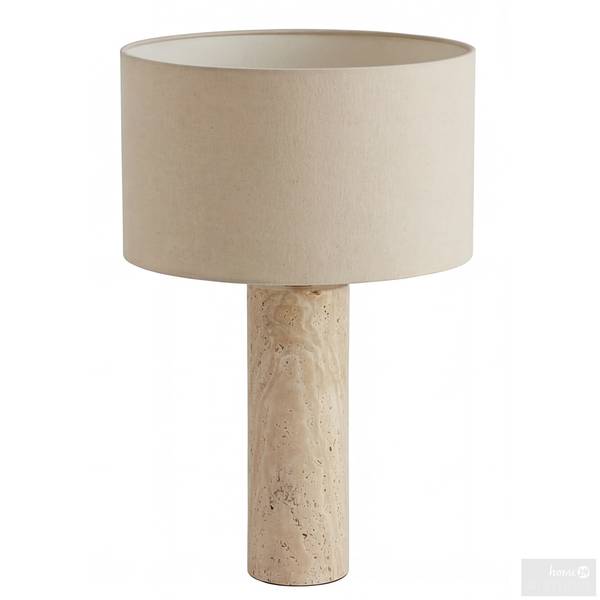 Lampada da tavolo JUXO Lino / Travertino - 1 punto luce
