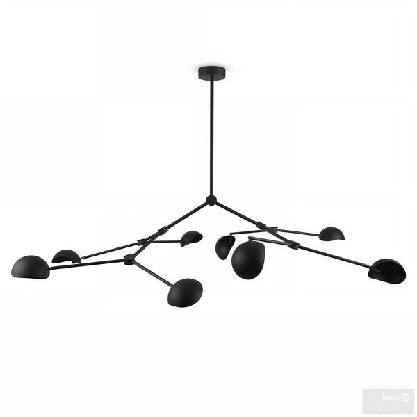 Plafondlamp BRANO ijzer - 8-lichts