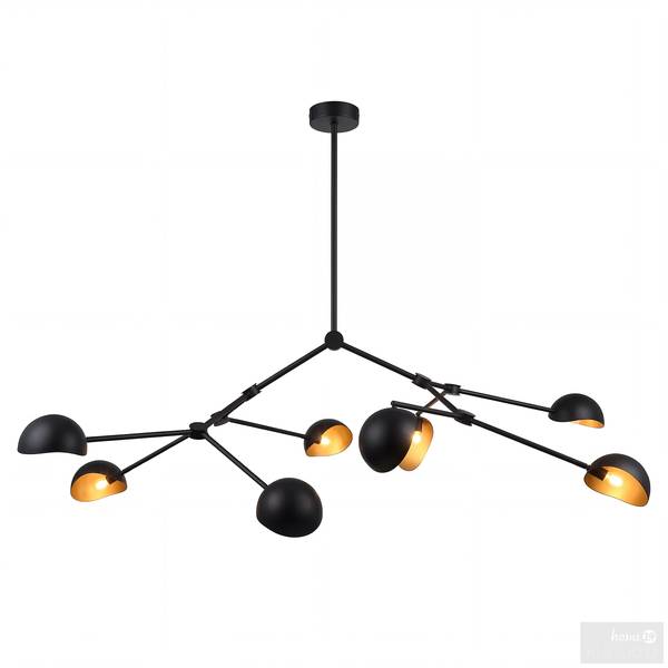 Plafondlamp BRANO ijzer - 8-lichts