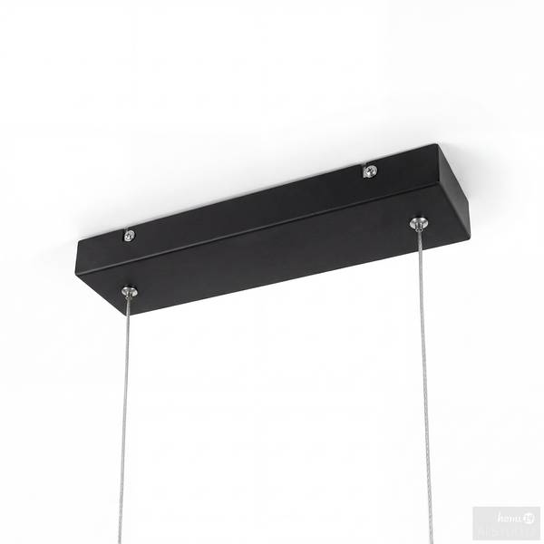 Lampada a sospensione HILUX 2 archi Ferro / Tessuto - 2 punti luce