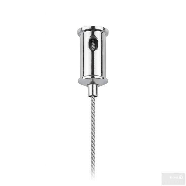 Lampada a sospensione HILUX 2 archi Ferro / Tessuto - 2 punti luce