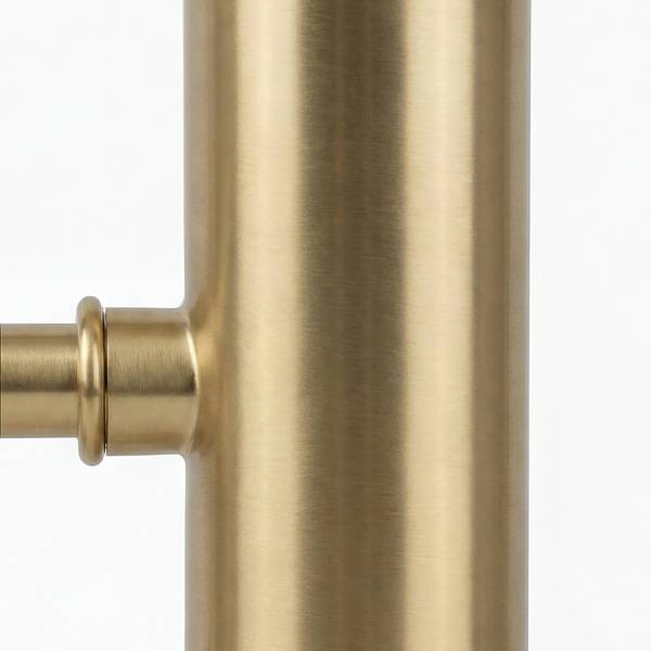 Deckenleuchte FYLUX satiniertes Glas / Eisen - 20-flammig - Messing