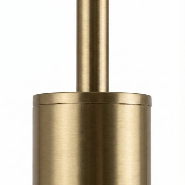 Deckenleuchte FYLUX satiniertes Glas / Eisen - 20-flammig - Messing