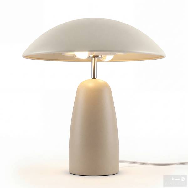 Tischleuchte BELYA Eisen - Beige