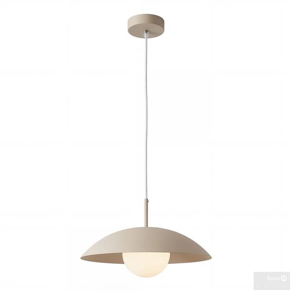 Hanglamp SUMA ijzer/opaalglas - 1-lichts - beige