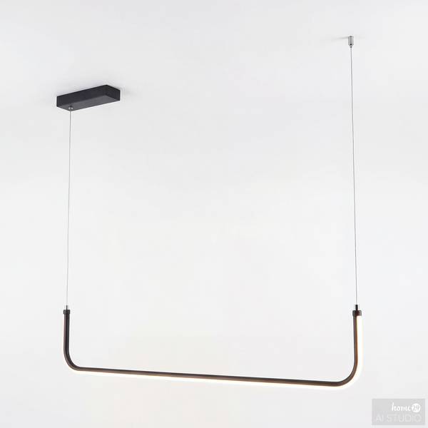 Lampada a sospensione HILUX Ferro / Tessuto - 1 punto luce