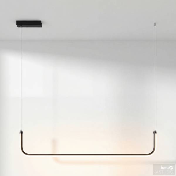 Lampada a sospensione HILUX Ferro / Tessuto - 1 punto luce