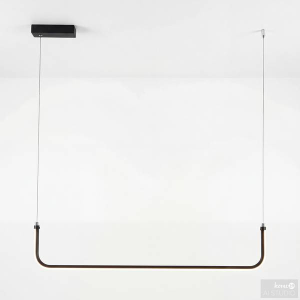 Lampada a sospensione HILUX Ferro / Tessuto - 1 punto luce