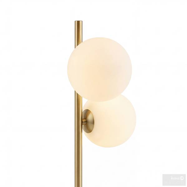 Tischleuchte GLENA Opalglas / Eisen - 1-flammig