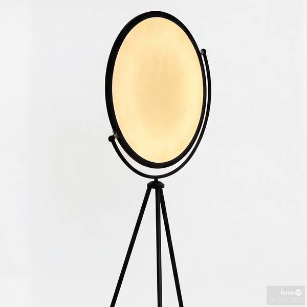 Lampadaire GINO Fer / Aluminium - 1 flamme - Noir