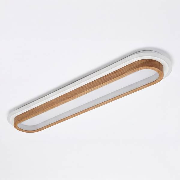 Deckenleuchte ENARI Acrylglas / Kiefer massiv - 1-flammig - Breite: 60 cm