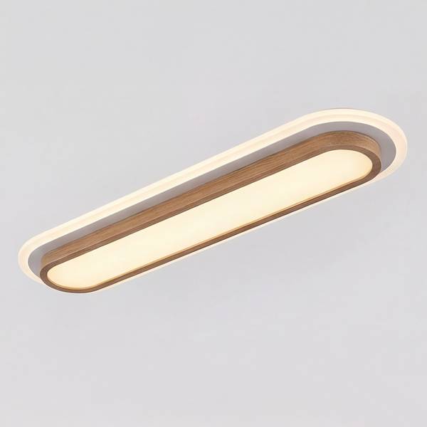 Deckenleuchte ENARI Acrylglas / Kiefer massiv - 1-flammig - Breite: 60 cm