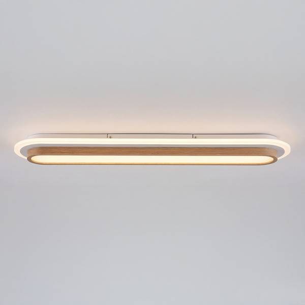 Deckenleuchte ENARI Acrylglas / Kiefer massiv - 1-flammig - Breite: 60 cm