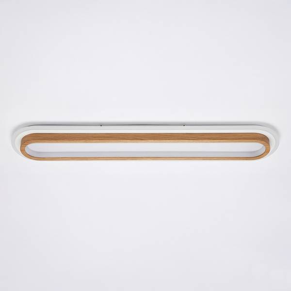 Deckenleuchte ENARI Acrylglas / Kiefer massiv - 1-flammig - Breite: 60 cm