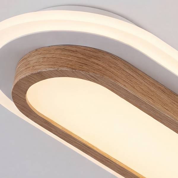 Deckenleuchte ENARI Acrylglas / Kiefer massiv - 1-flammig - Breite: 60 cm
