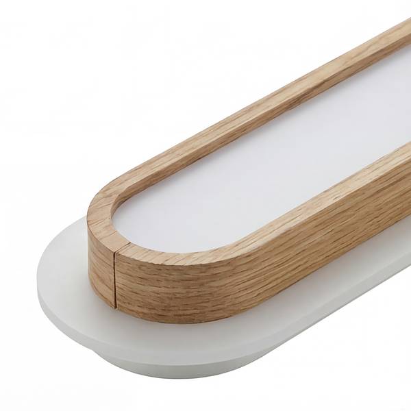 Deckenleuchte ENARI Acrylglas / Kiefer massiv - 1-flammig - Breite: 60 cm
