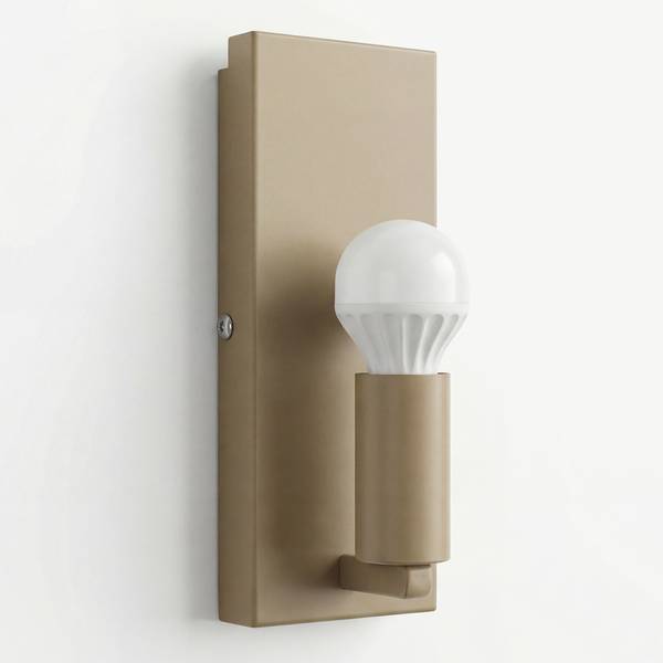 Wandleuchte WENLA Rattan / Eisen - 1-flammig