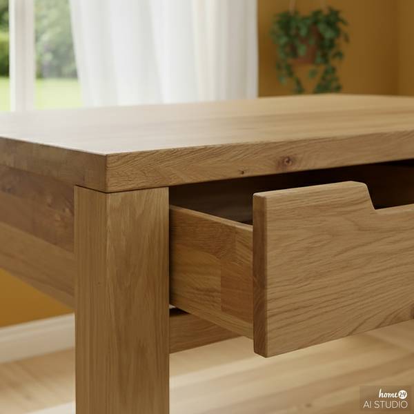 Houten kookeiland MATIASHI massief eikenhout
