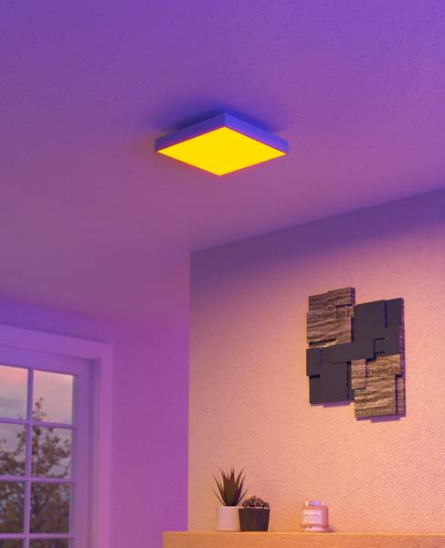 Lampada da soffitto LED Turcona B Acciaio / Policarbonato - 1 punto luce