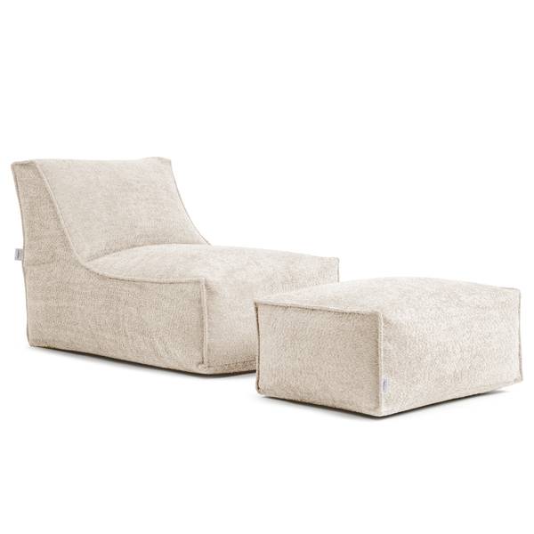 Sitzsack ReLaX!BaG Bouclé Stoff Coline: Beige