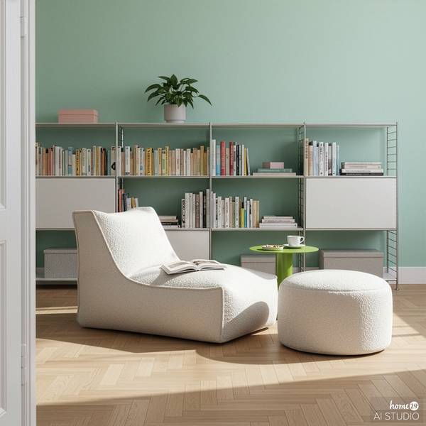 Sitzsack ReLaX!BaG Bouclé Stoff Coline: Beige
