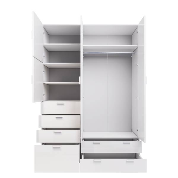 Armoire Picova Blanc brillant