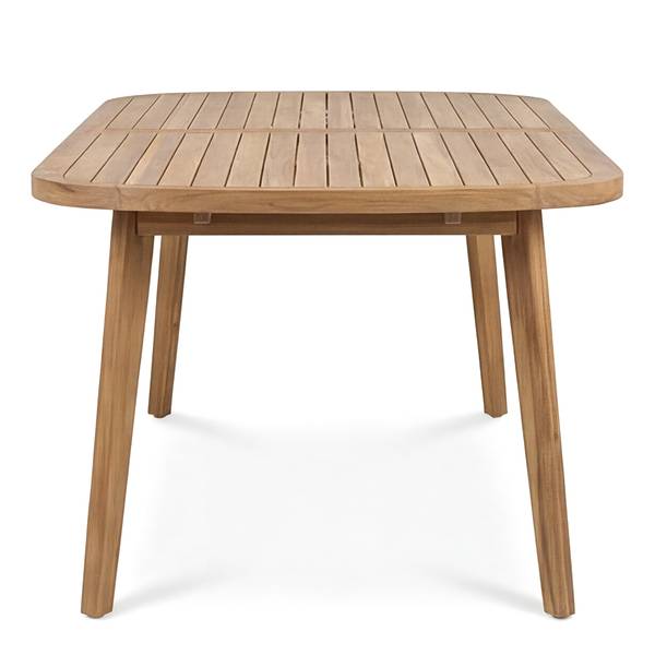 Gartenessgruppe Evoa 7-teilig Akazie massiv / Webstoff - Terracotta