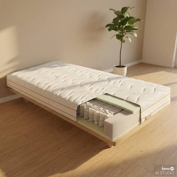 7- Zonen Micro-Matratze Taschenfederkern - wendbar - mazzy 20 - 140 x 200cm