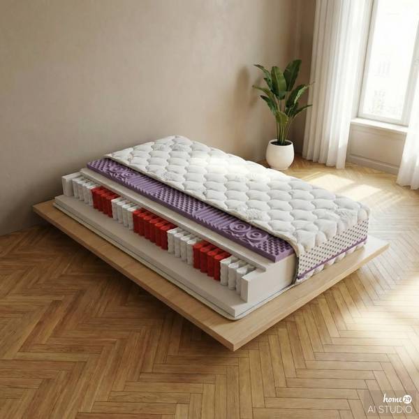 Taschenfederkernmatratze Fushion Weiß - 160 x 200cm