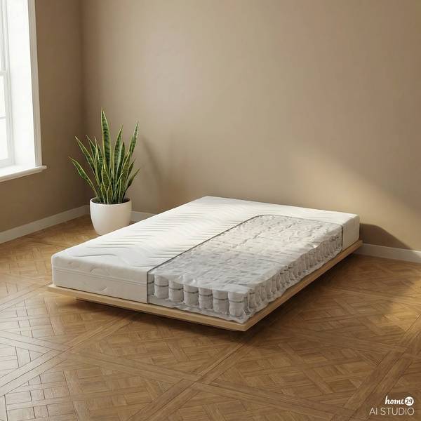 Taschenfederkern Komfort Med T Weiß - 90 x 200cm - H2