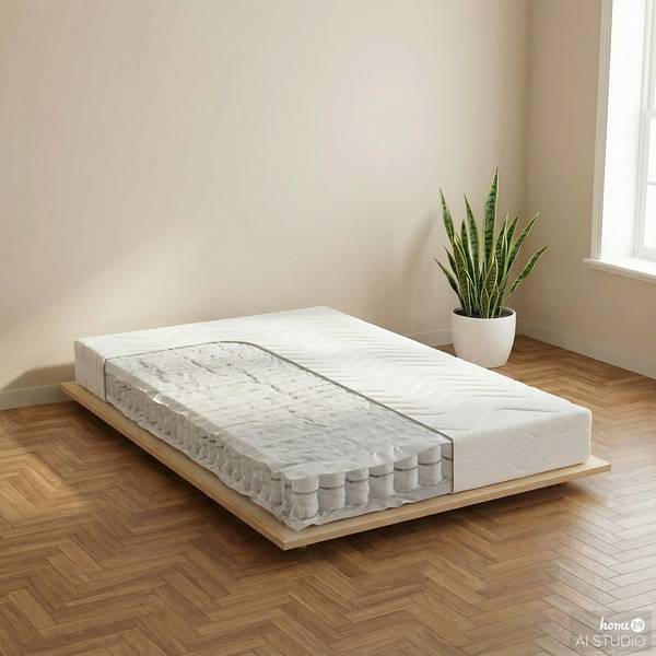 Taschenfederkern Komfort Med T Weiß - 90 x 200cm - H2