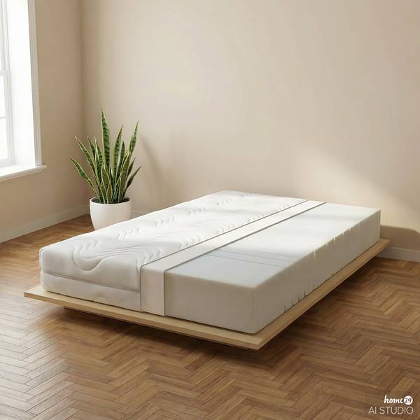 Matelas en mousse froide 7 zones Marissa Blanc - 100 x 200cm - D4 ferme