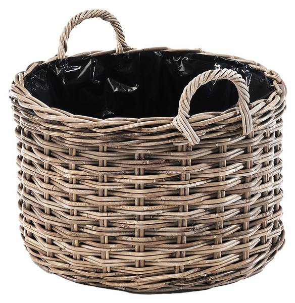 Pflanzkorb SELINA Braun - Rattan - 50 x 40 x 50 cm