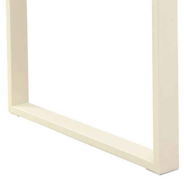 Schreibtisch LONAMI Beige - Holz teilmassiv - 110 x 76 x 140 cm