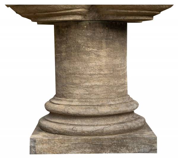 Wandbrunnen LEBENSQUELLE Grau - Stein - 75 x 163 x 75 cm