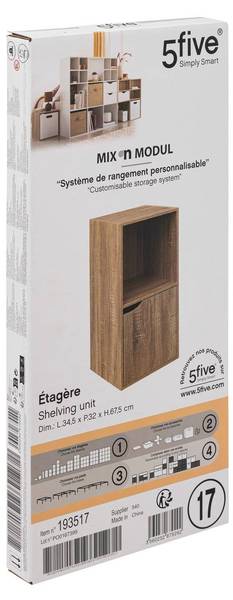 Regal MIX N MODUL Beige - Holzwerkstoff - 32 x 67 x 34 cm