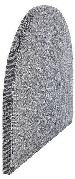 Bettkopfteil PANIOTI Grau - Textil - 7 x 110 x 155 cm