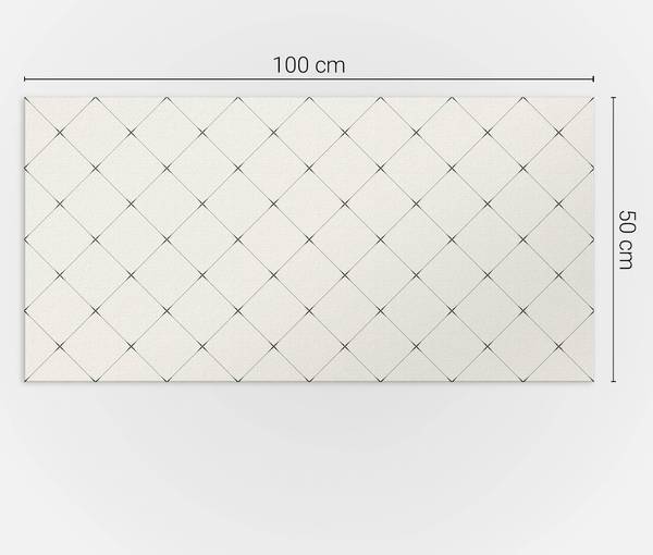 Klebepaneele Rauten Geo-Muster 100 x 50 cm