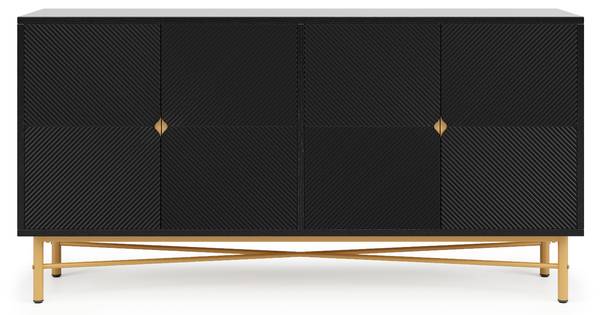 Sideboard LineWoody Ⅲ Schwarz
