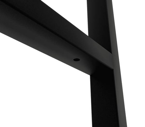 Waschtisch Gestell DONAU 2er Set Schwarz - Tiefe: 45 cm