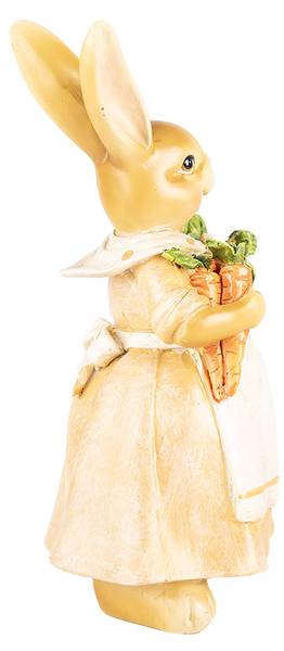 Dekorationsfigur Kaninchen Easter&Atrick Braun - Kunststoff - 8 x 20 x 10 cm