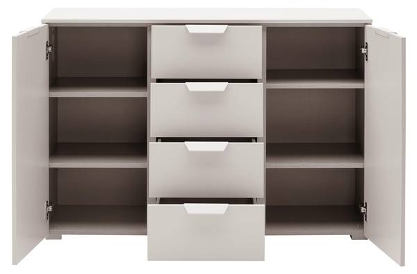 Kommode BRIONA Beige - Holzwerkstoff - 120 x 80 x 42 cm